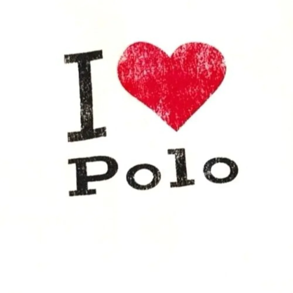 Ralph Lauren Baby 24“I ❤️ Polo” White Short Sleeve Tee Shirt Heart Size 24M NWT